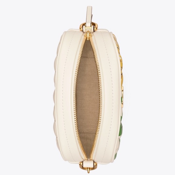 kira chevron floral camera bag